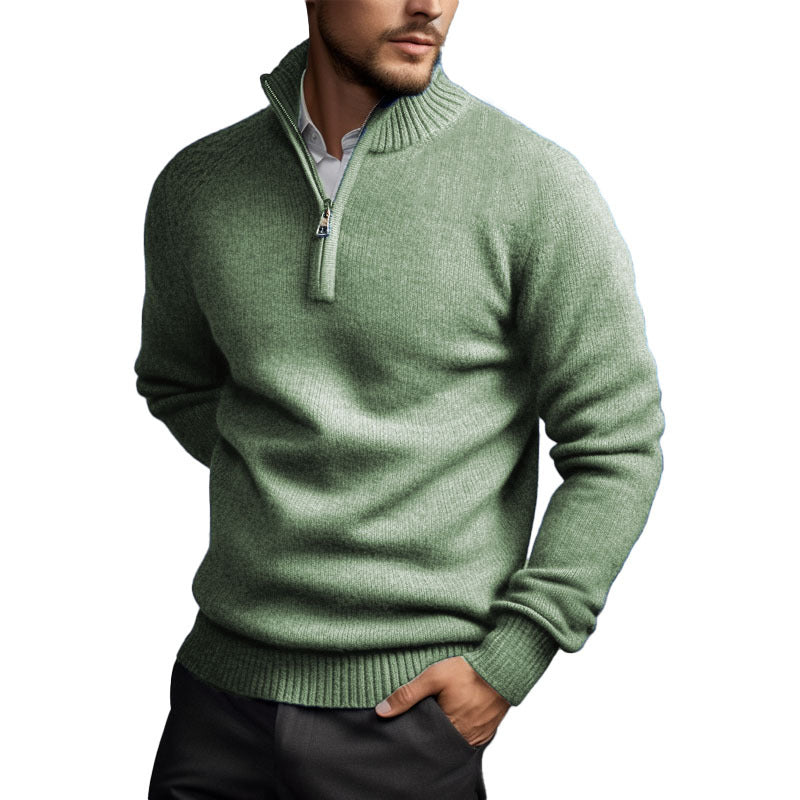 Men's Cashmere Zipper Sweater