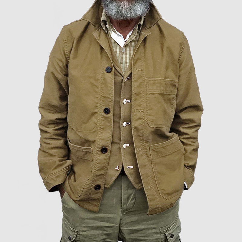 Men's Vintage Cotton Washed Jacket (NEW)
