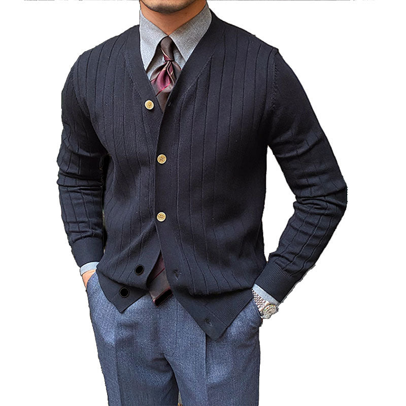 Men's Wool V Neck Cardigan (NEW)