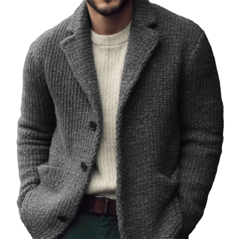 Men's Elegant Knitted Jacket