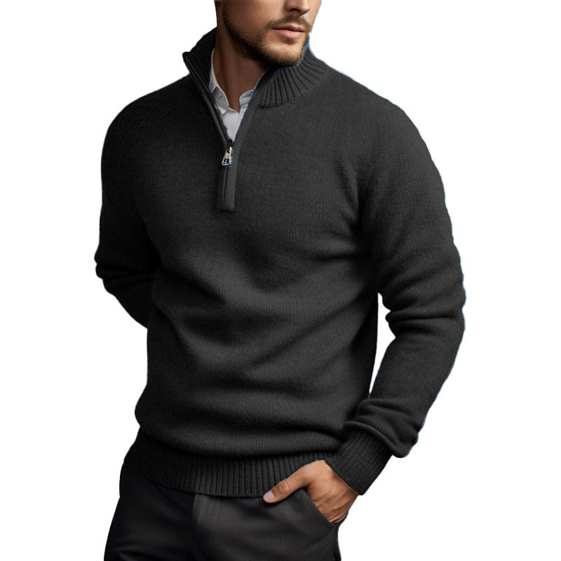 Men's Cashmere Zipper Sweater