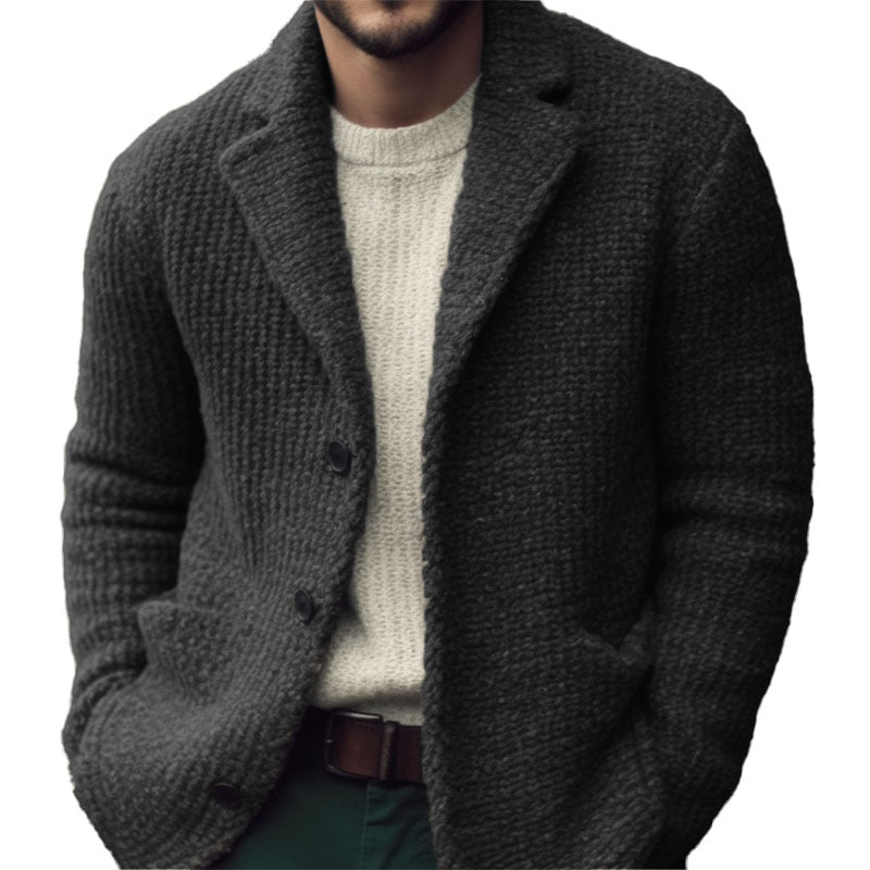 Men's Elegant Knitted Jacket