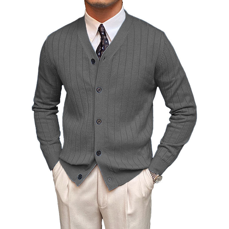 Men's Wool V Neck Cardigan (NEW)