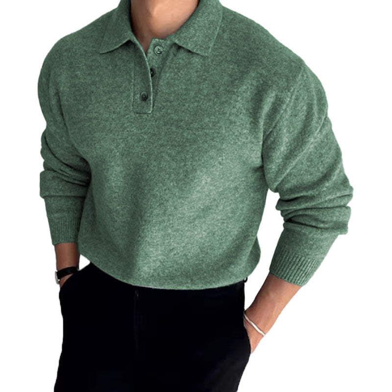 Gentleman's Business Knit Wool Polo Shirt