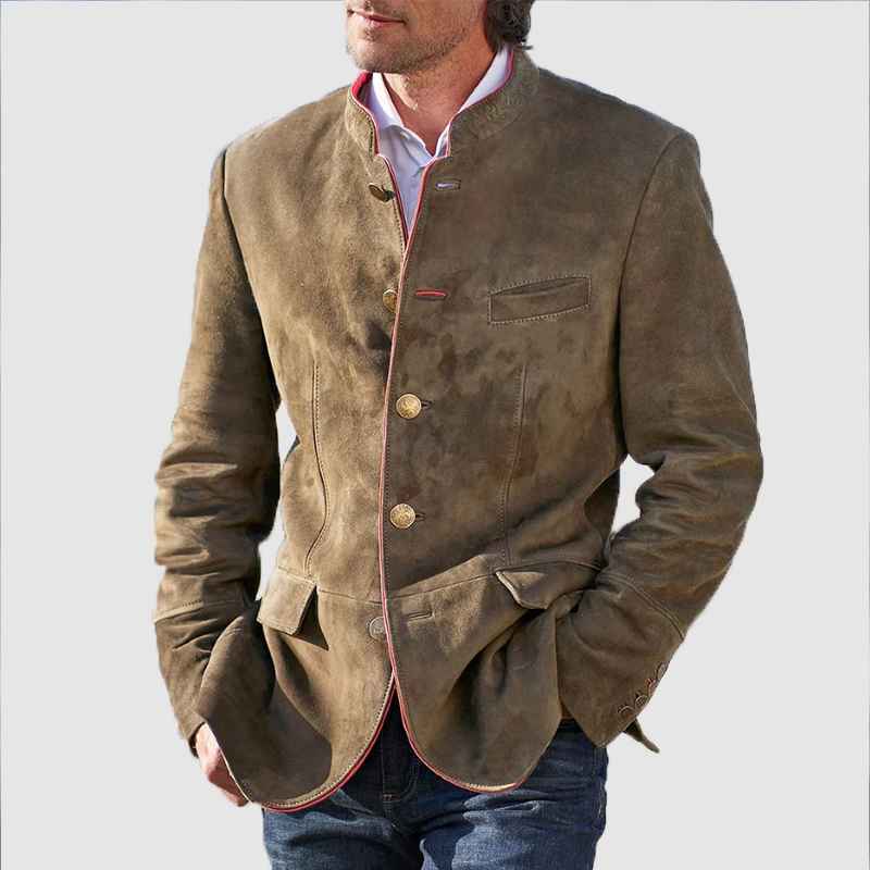 Men's Classic Vintage Casual Button Down Jacket