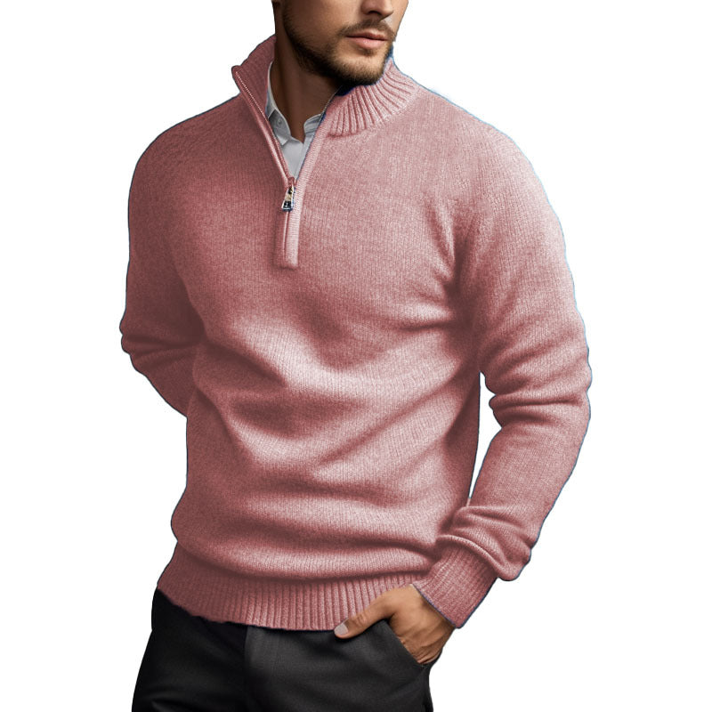 Men's Cashmere Zipper Sweater