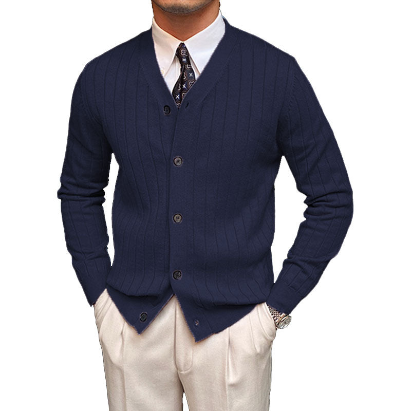 Men's Wool V Neck Cardigan (NEW)