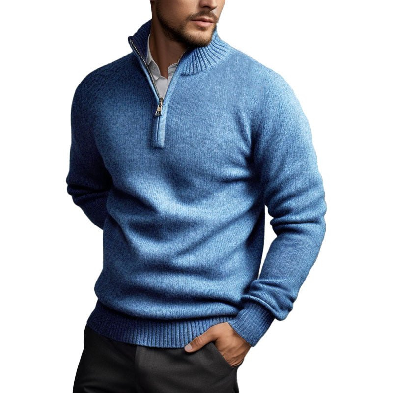 Men's Cashmere Zipper Sweater