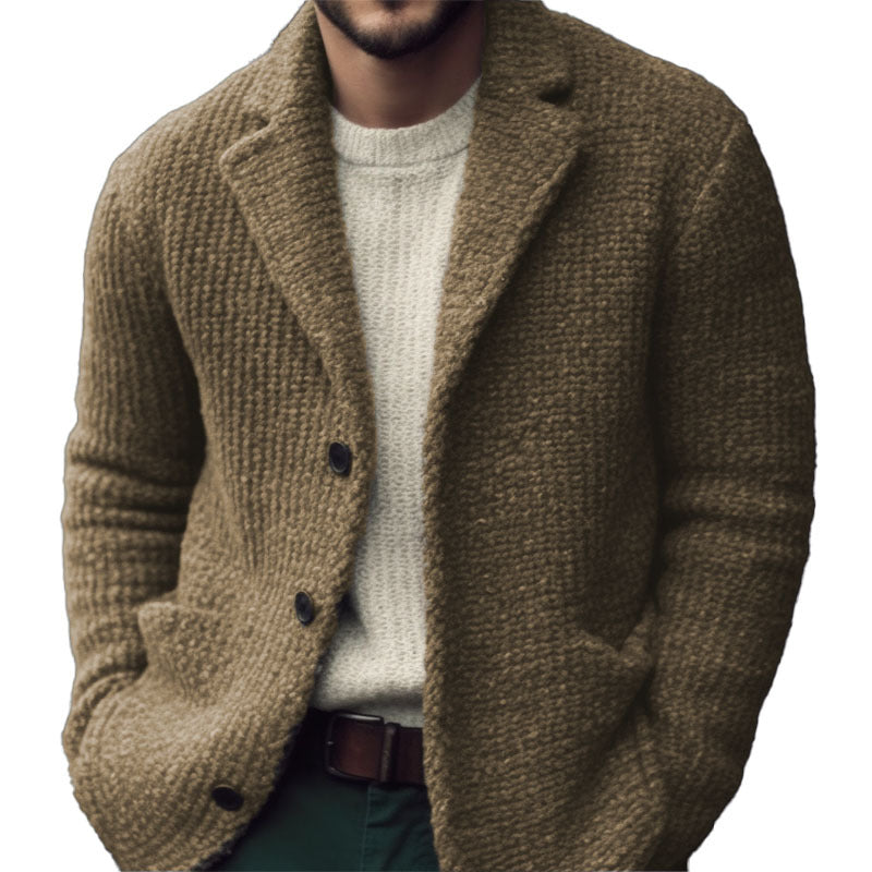 Men's Elegant Knitted Jacket
